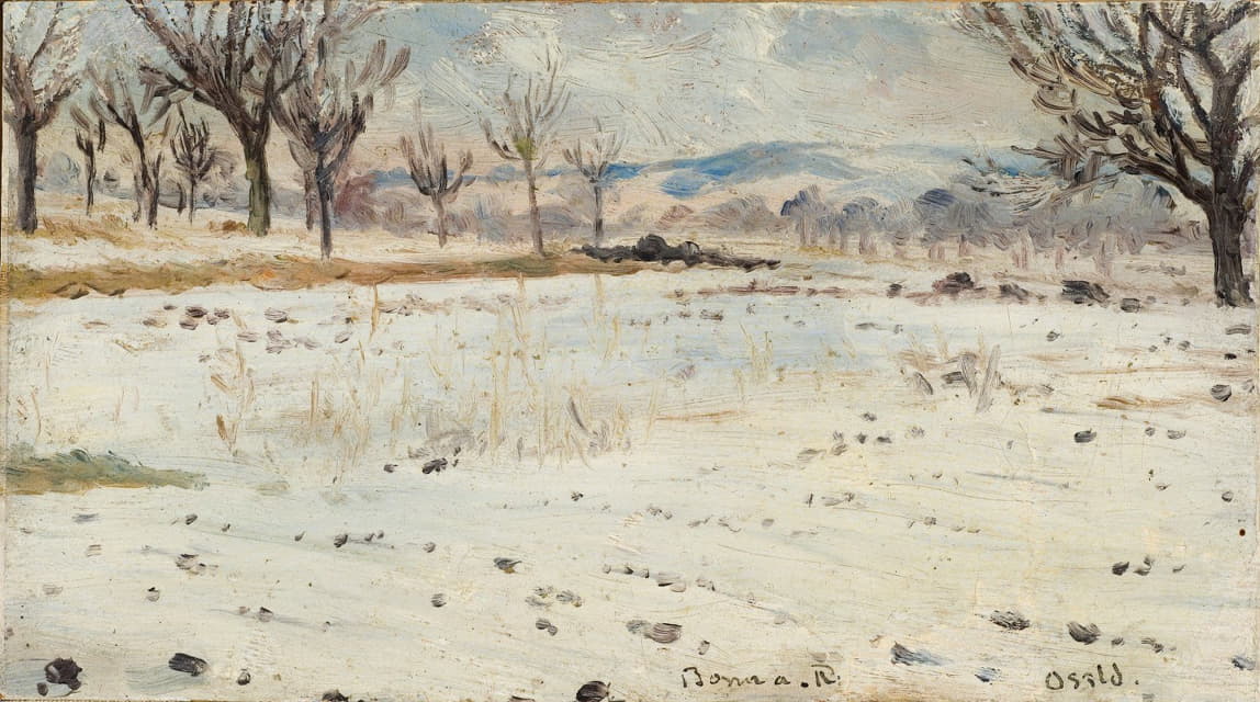 Helmer Osslund - Winter Landscape
