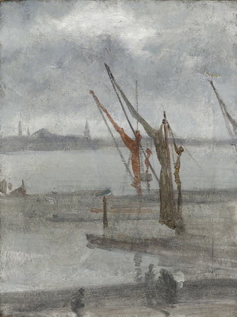 James McNeill Whistler - Grey and Silver – Chelsea Wharf