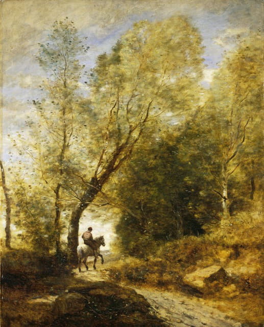 Jean-Baptiste-Camille Corot - The Forest of Coubron