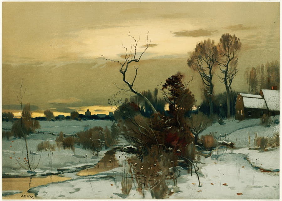 John Francis Murphy - Winter landscape