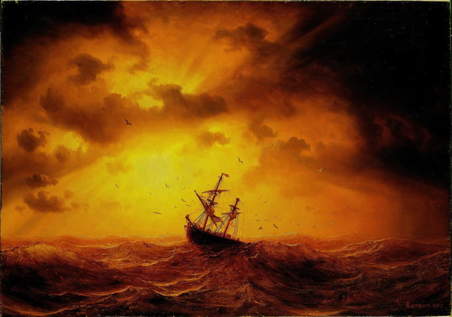 Marcus Larson - Stormy Sea