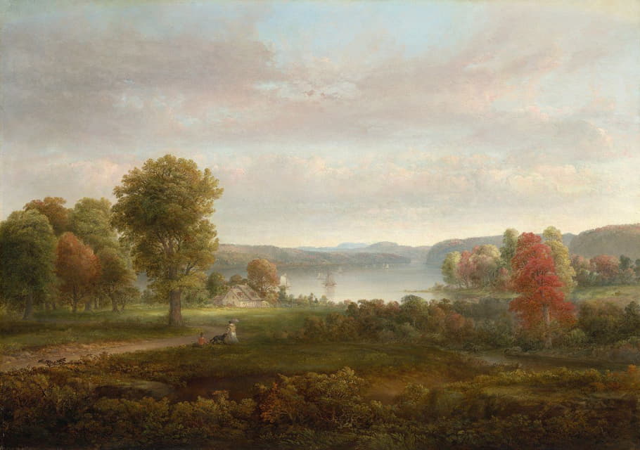 Thomas Doughty - View on the Hudson in Autumn