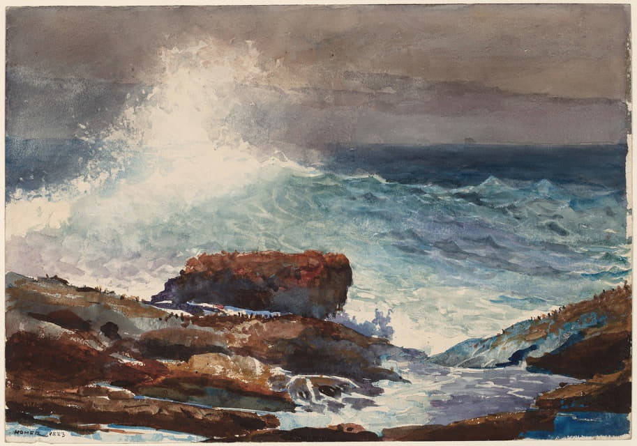 Winslow Homer - Incoming Tide, Scarboro, Maine