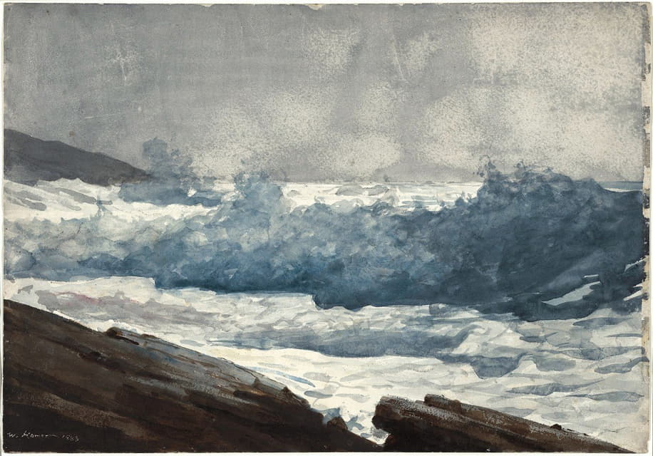 Winslow Homer - Prout’s Neck, Breakers