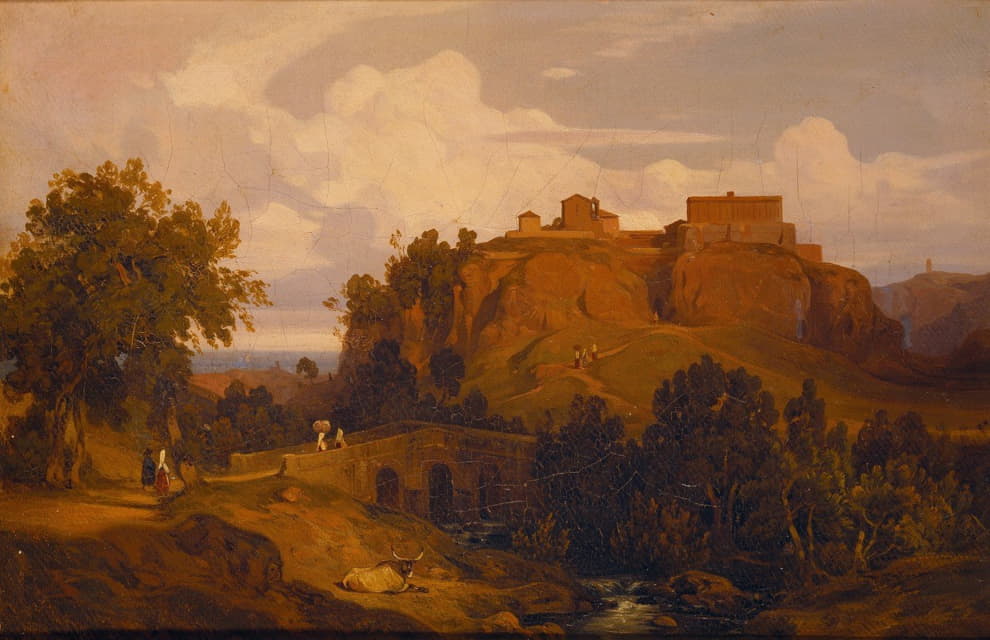 Alessandro Castelli - Landscape, View Towards Ardea