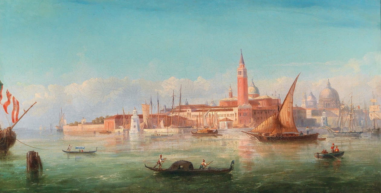 Bernhard Fiedler - A View Of Venice