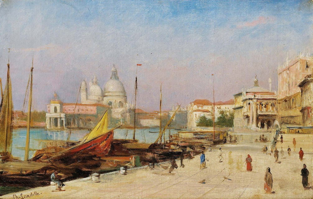 Charles Landelle - View Of Venice