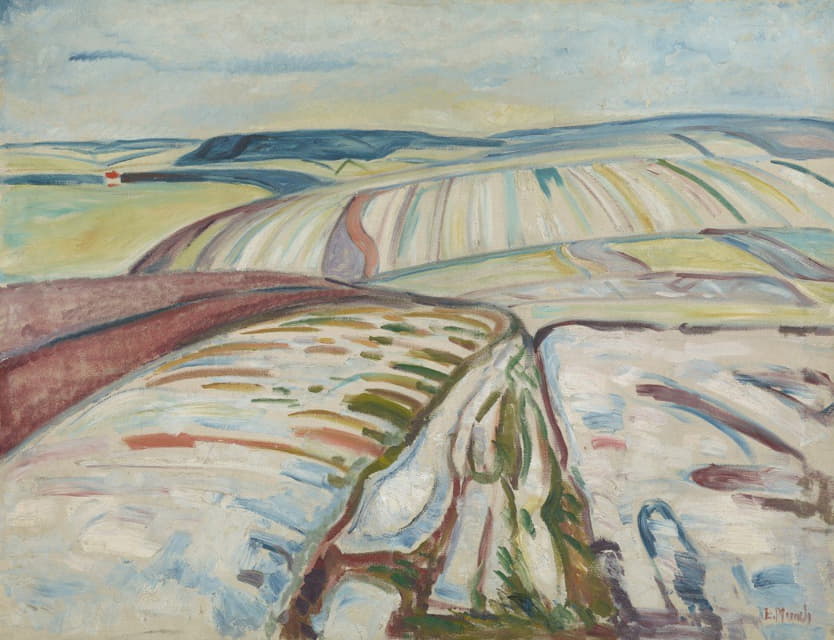 Edvard Munch - Winter. Elgersburg