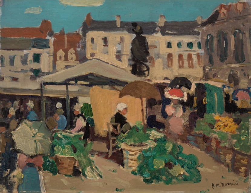 James Wilson Morrice - Market Scene