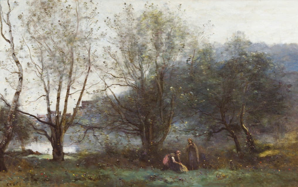 Jean-Baptiste-Camille Corot - Les Étangs De Ville D’avray