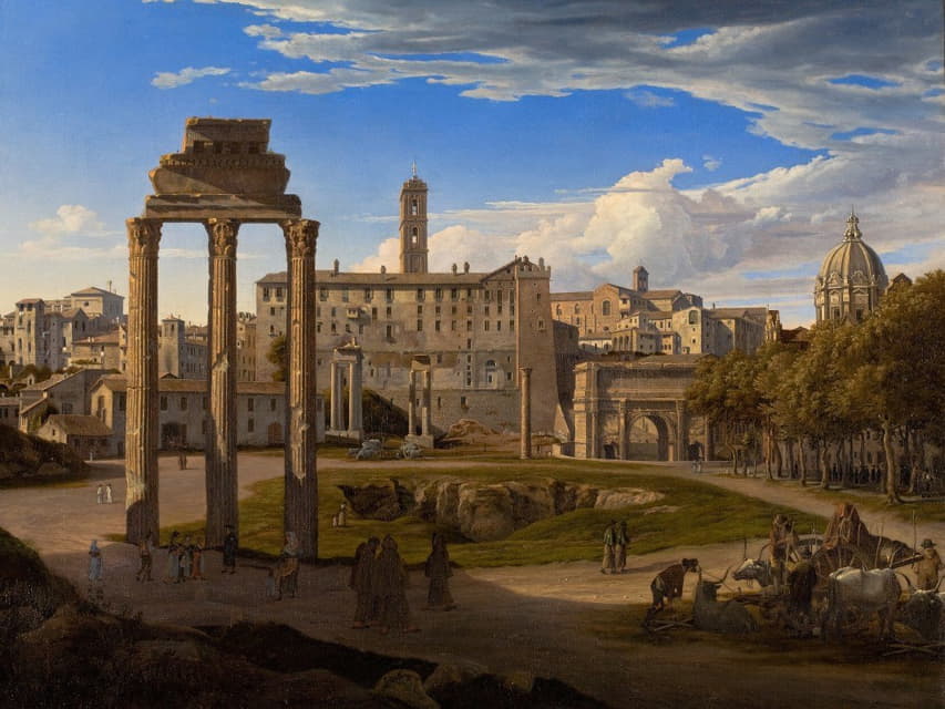 罗马论坛朝向国会大厦的视野