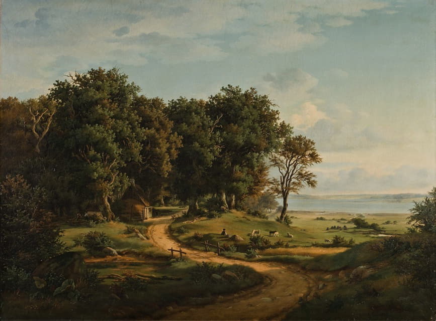 Julius Hellesen - Danish Landscape