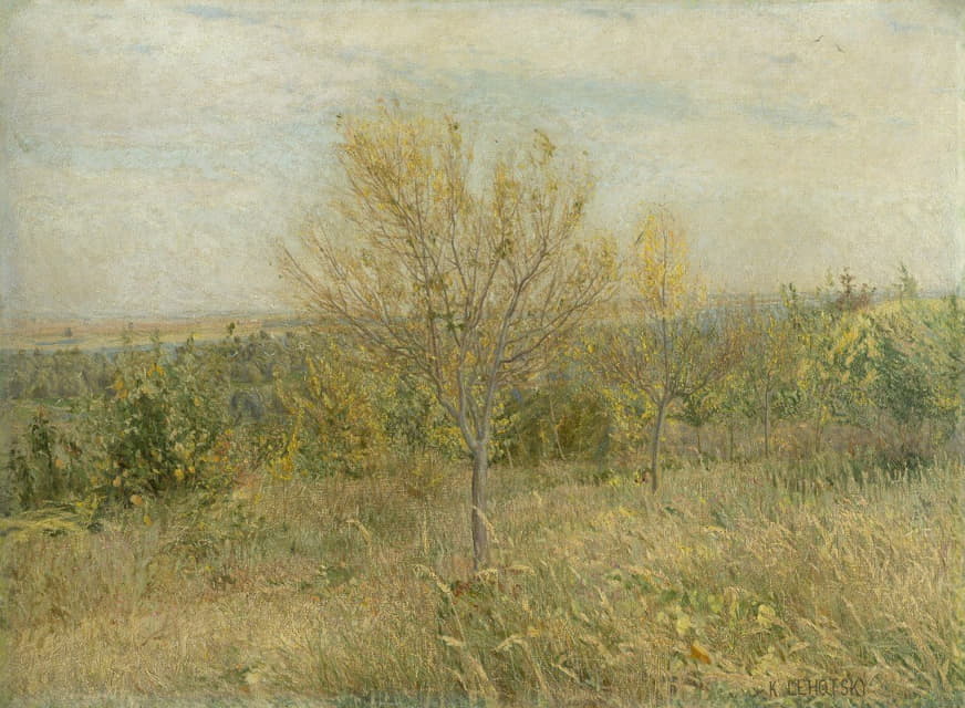 Karol Miloslav Lehotský - Autumn Landscape