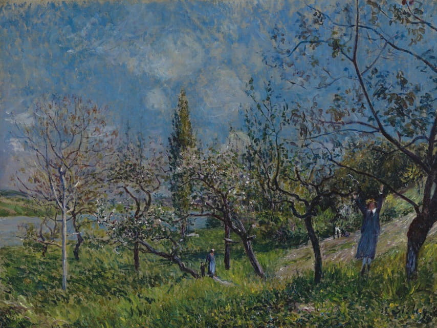 Alfred Sisley - Orchard in Spring