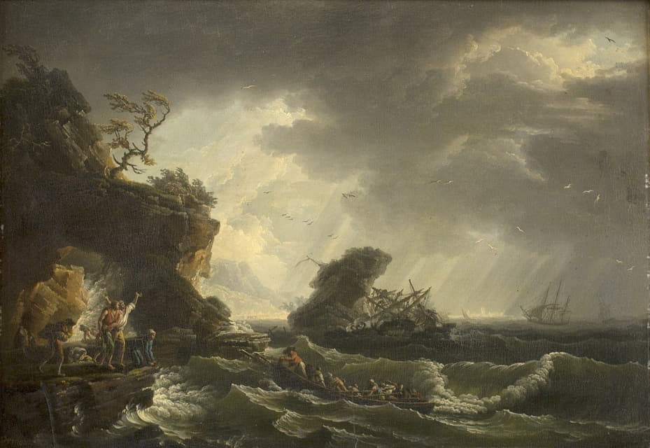 Claude-Joseph Vernet - A Shipwreck