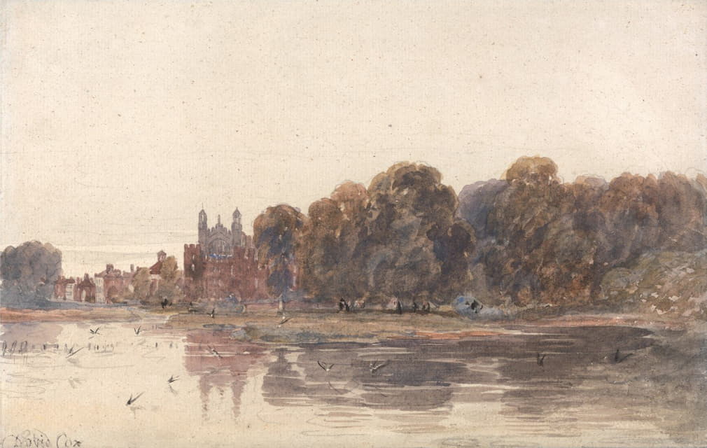 David Cox - Eton from the Thames