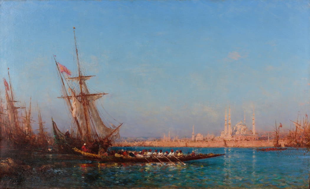 Félix Ziem - View of İstanbul