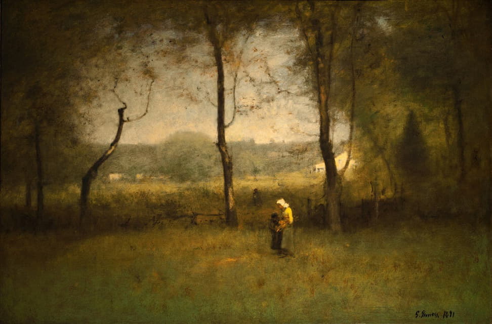 George Inness - Wood Gatherers, An Autumn Afternoon