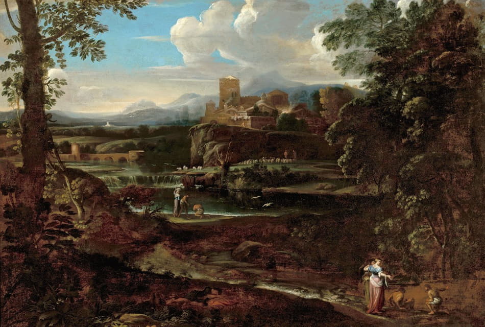 Giovanni Francesco Grimaldi - Classical landscape