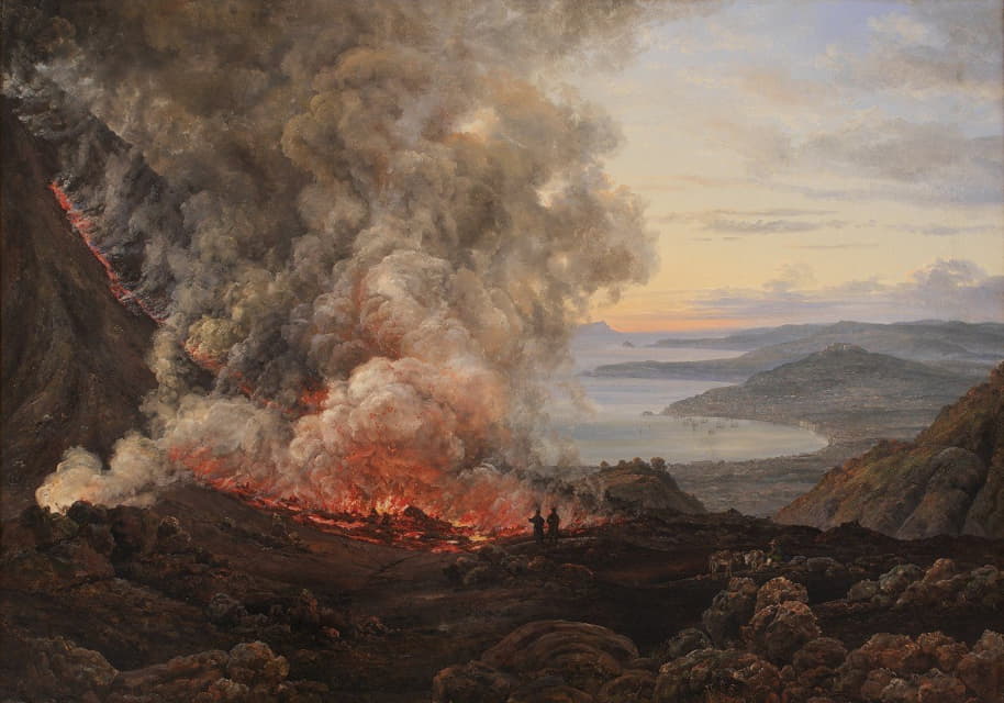 Johan Christian Dahl - Eruption of the Volcano Vesuvius