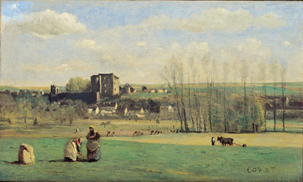 Jean-Baptiste-Camille Corot - Landscape of La Ferté-Milon
