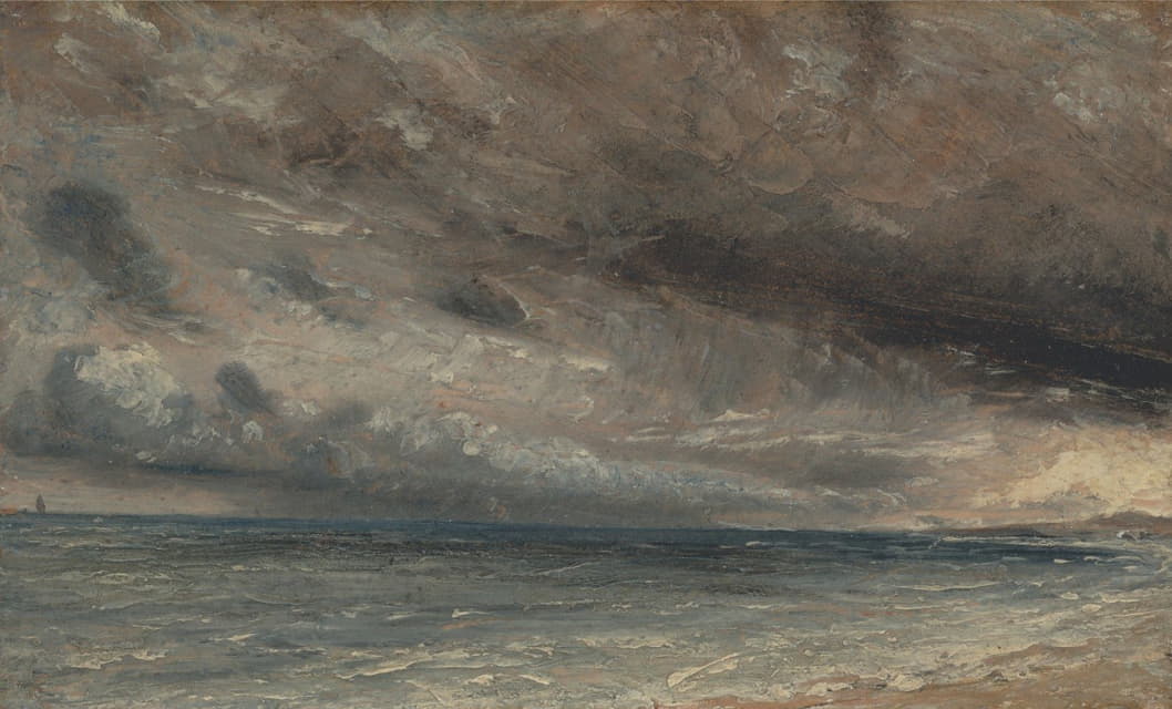 John Constable - Stormy Sea, Brighton