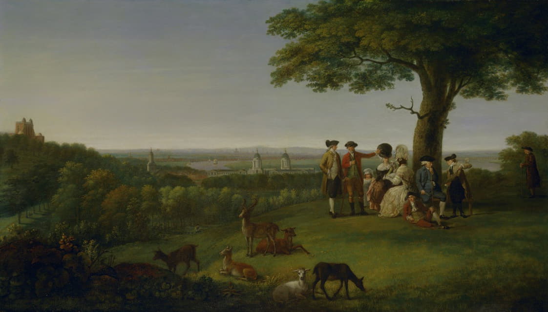 John Feary - One Tree Hill, Greenwich, with London in the Distance