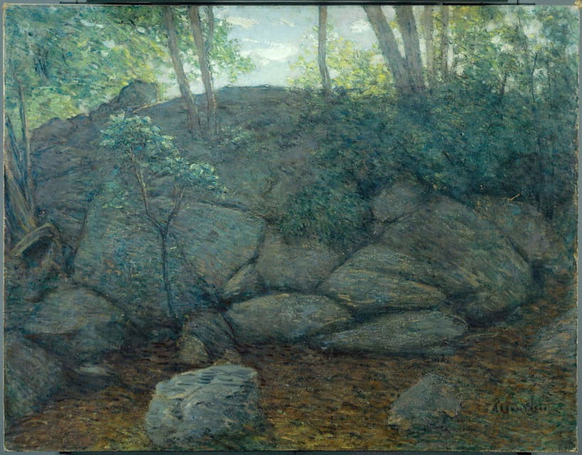 Julian Alden Weir - Woodland Rocks