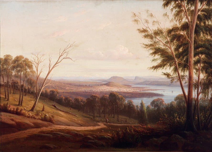 Knut Bull - View of Hobart Town