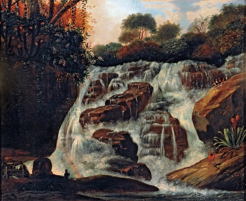 Manuel de Araújo Porto-Alegre - Great Tijuca Waterfall