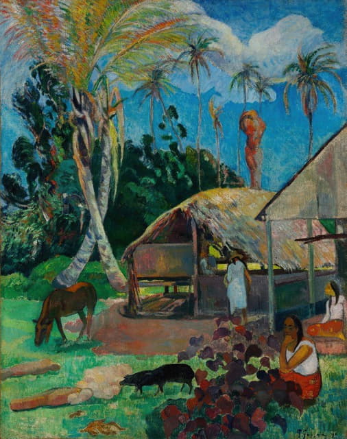 Paul Gauguin - The Black Pigs