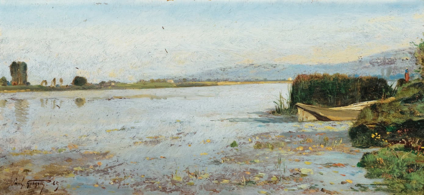 Paul-Camille Guigou - View Of The Seine In Triel