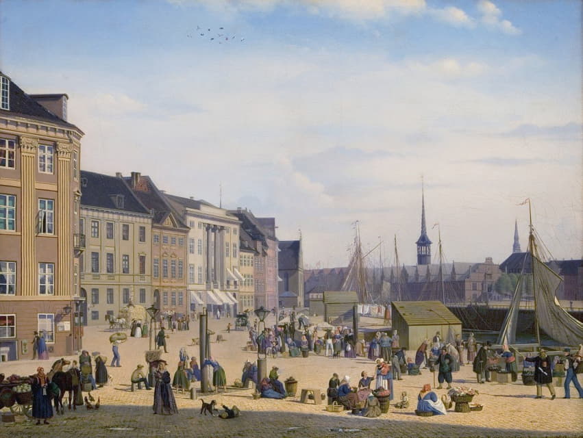 Højbro Plads，哥本哈根的一个市场