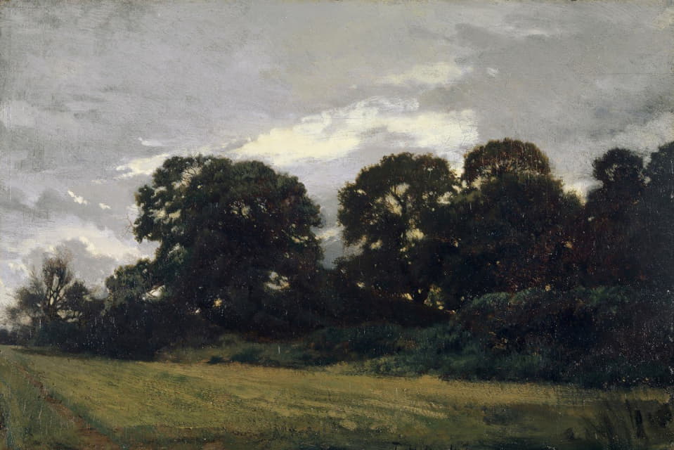 Théodore Rousseau - Landscape with Trees