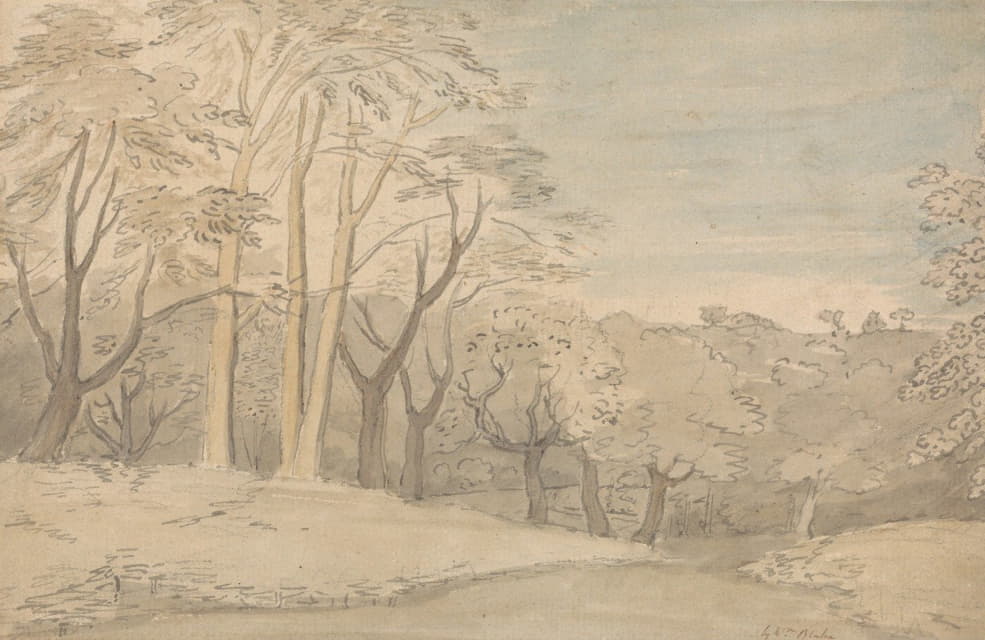 William Blake - A Woody Landscape