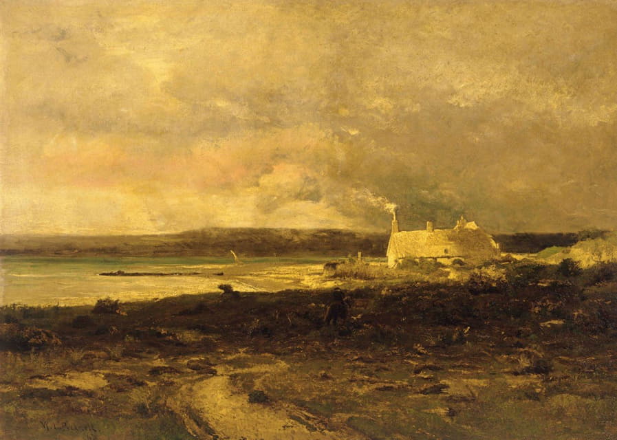 William Lamb Picknell - Cottage by the Sea