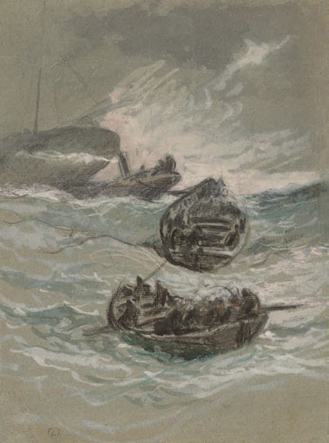 Elihu Vedder - The Shipwreck