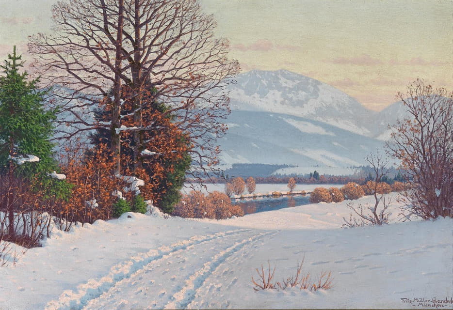 Fritz Müller-Landeck - A Sunny Winter Day