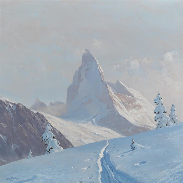 Toni Haller - A View of the Matterhorn