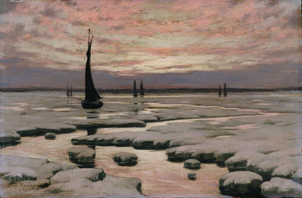 Birge Harrison - Winter Sunset