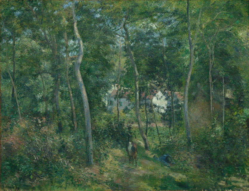 Camille Pissarro - Edge of the Woods Near L’Hermitage, Pontoise