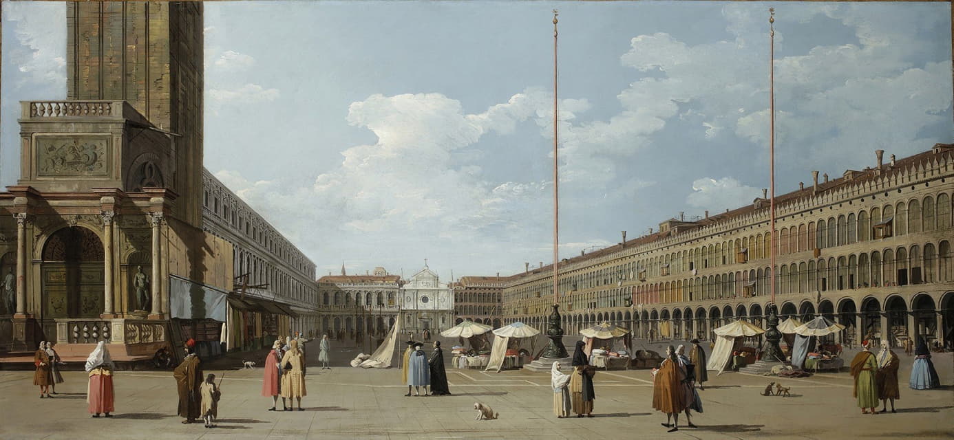 Venice, the Molo with Santa Maria della Salute