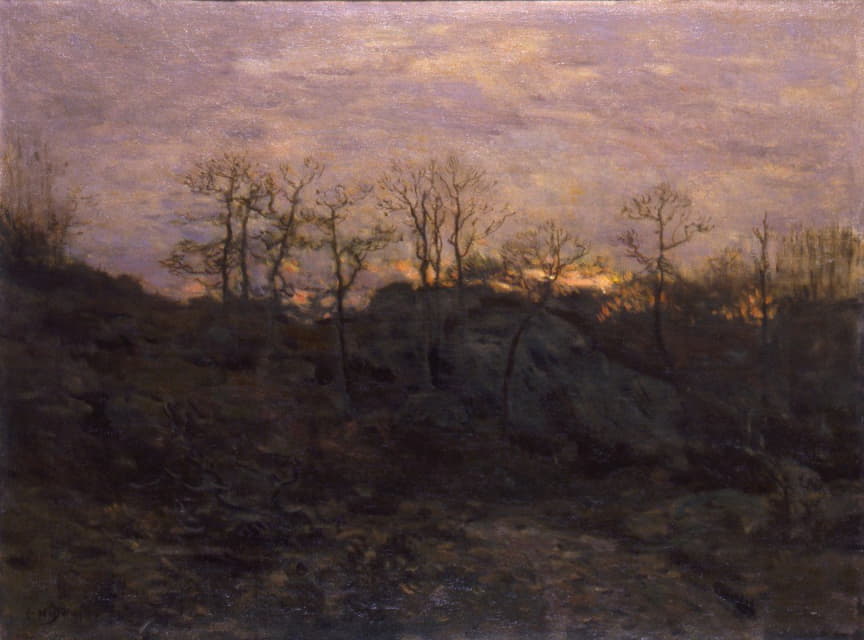Charles H. Davis - Edge of the Forest, Twilight
