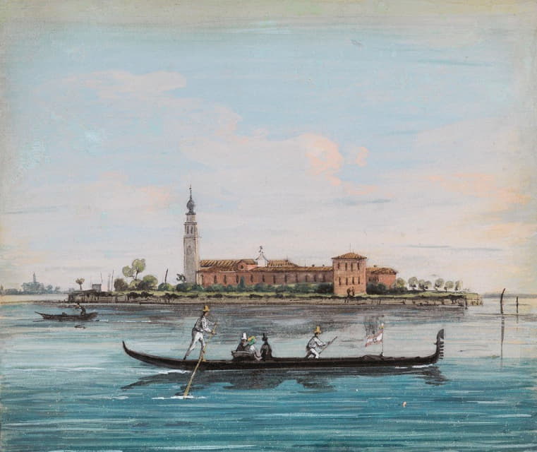 Giuseppe Bernardino Bison - Venice, View of San Lazzaro degli Armeni