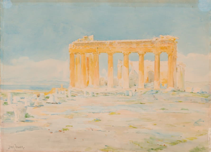 Henry Bacon - The Parthenon, East Facade