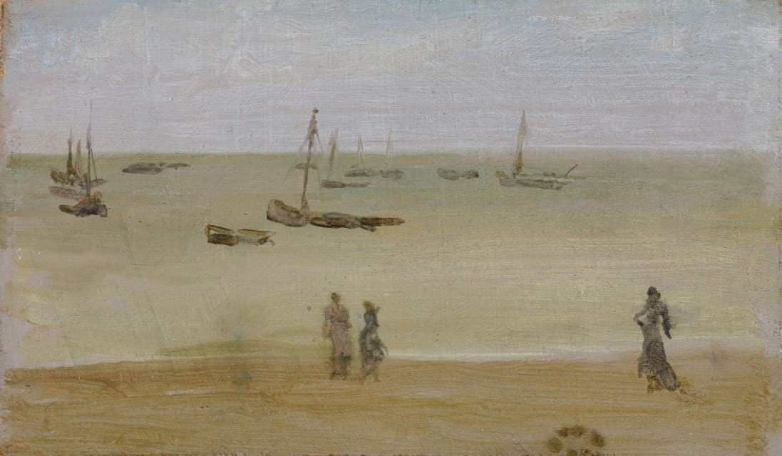 James McNeill Whistler - The Seashore