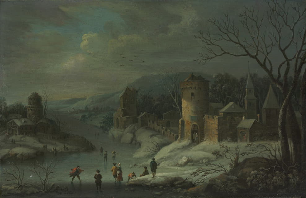 Jan Griffier - Winter Landscape