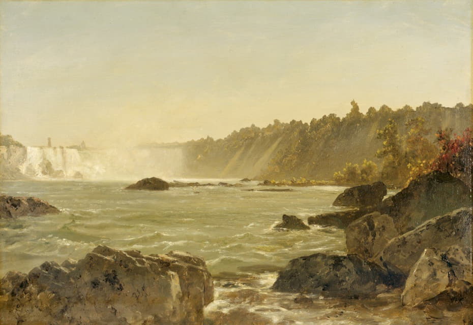 John Frederick Kensett - View of Niagara Falls