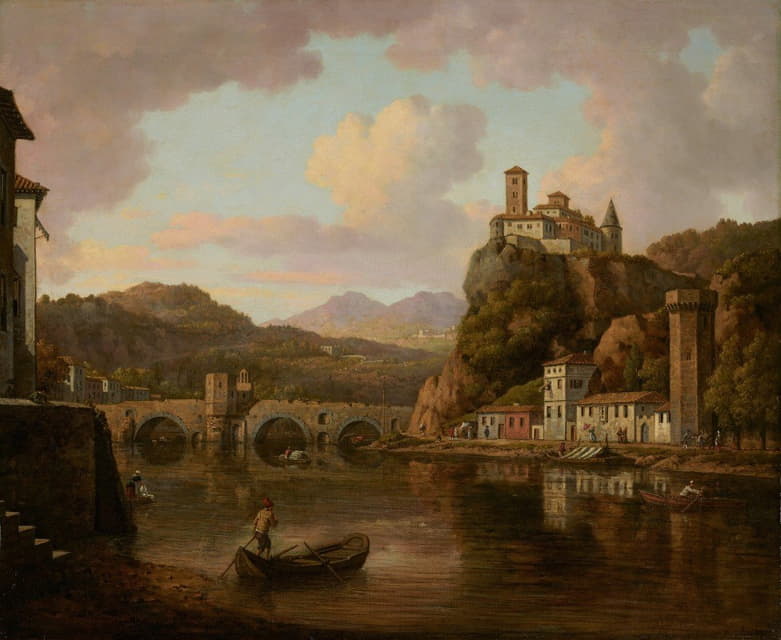 法国罗纳河上的城堡
