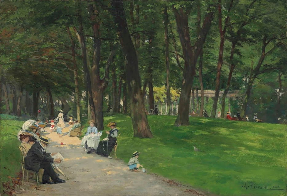 Albert Leopold Pierson - Bois De Boulogne, Paris